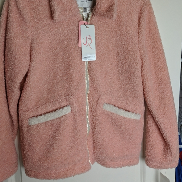 Urban Republic Girls Teddy Bear Fur Jacket NWT - Picture 2 of 8